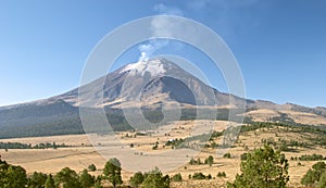 Popocatepetl volcano photo