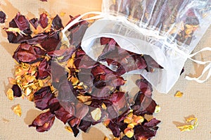 Popourri dried flowers petals