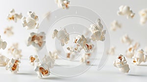 The flying popcorn kernels.AI generated image