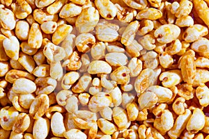 popped wheat grains