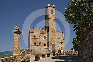 Poppi, Arezzo, Tuscany, Italy: the medieval Conti Guidi castle