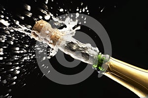 Popping Champagne Cork