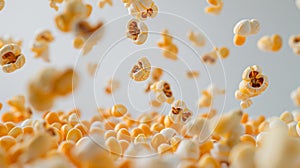 Popping Popcorn in Motion