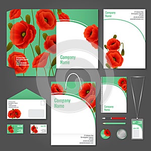 Poppy corporate identity