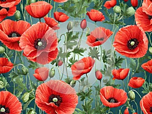 Poppy Day concept. Remembrance Day - Lest We Forget