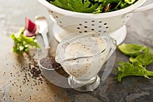 Poppy seed salad dressing