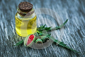 Poppy seeds with essential oil