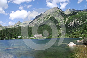 Poprad Lake in the High Tatras