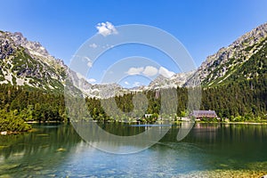 Popradské pleso nebo Popradské pleso je horské jezero ve Vysokých Tatrách na Slovensku