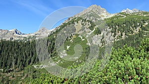 Poprad pleso and Tatra peaks visible from the back. A popular pl