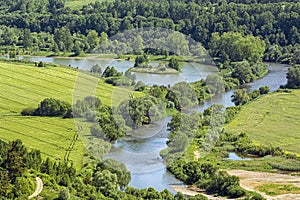 Poprad river scenery, Slovakia