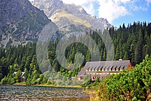 Popradské pleso a Vysoké Tatry