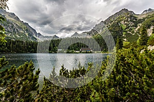 Popradske pleso (tarn) High Tatras