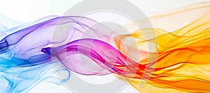 Pops of Color abstract background theme, vibrant colour waves