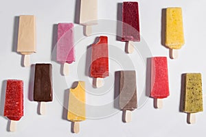 Popsicle collection assorted ice cream lolly