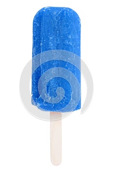 Popsicle ice cream lolly icecream ice-cream blue summer isolated