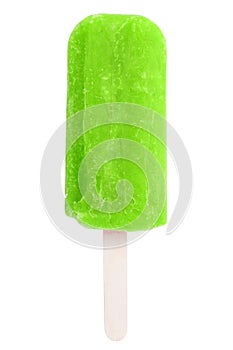 Popsicle ice cream lolly icecream ice-cream green summer isolate