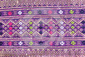 Popular batik sarong pattern background in Thailand, traditional