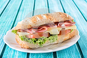 Popular ciabatta sandwich