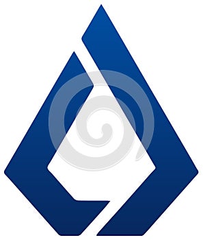 Popular cryptocurrency altcoin  icon vector illustration / LISK[LSK