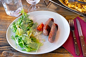 Popular dish of European cuisine is Savoyard sausage