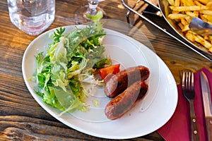 Popular dish of European cuisine is Savoyard sausage