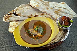 Popular Indian dish butter paneer masala