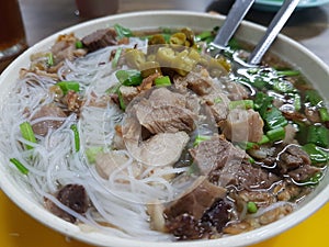 Popular Mee Hoon Soup