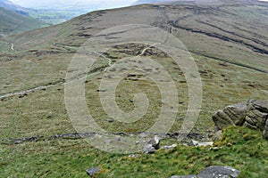 Popular paths leading to Kinder Scout