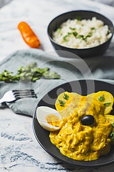 Peruano comida en alto demanda en peruano gastronomía 