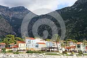 The popular resort city of Ã–lÃ¼deniz in Turkey