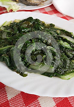 Popular side dish in Croatia / Silverbeet