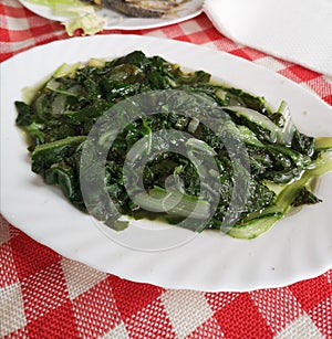 Popular side dish in Croatia / Silverbeet