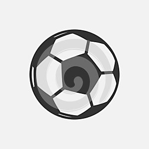 Popular sport game ball icon. Vector illustration