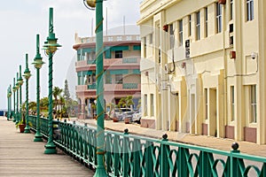 Popular street in Bridgetown Barbados, Caribbean