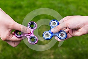 Popular toys fidget spinners