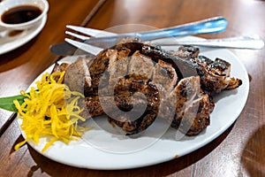 Popular Traditional Filipino Food - Pork BBQ