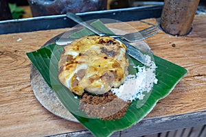 Popular Traditional Filipino Street Food bibingka