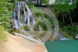 A popular waterfall in Liptov located in the village Lucky - waterfall Lucky.