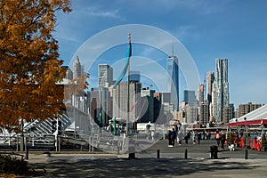 Fulton Ferry Landing, Brooklyn New York, USA