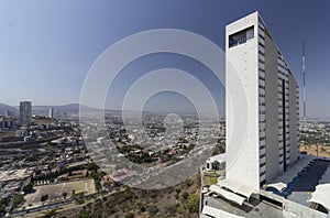 Population and building growth in the city of Queretaro photo