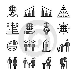 Population and citizen icons