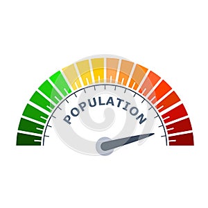 Population growth concept