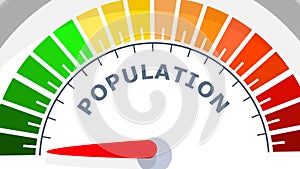 Population growth concept