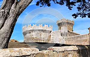 The Populonia Castle, Italy