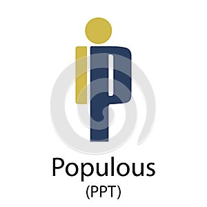 Populous cryptocurrency symbol photo