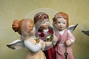 Porcelain angels
