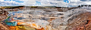 Porcelain Basin in Yellowstone national par, USA