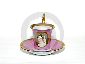 Porcelain cup of tea