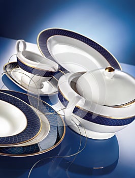 Porcelain dinner set